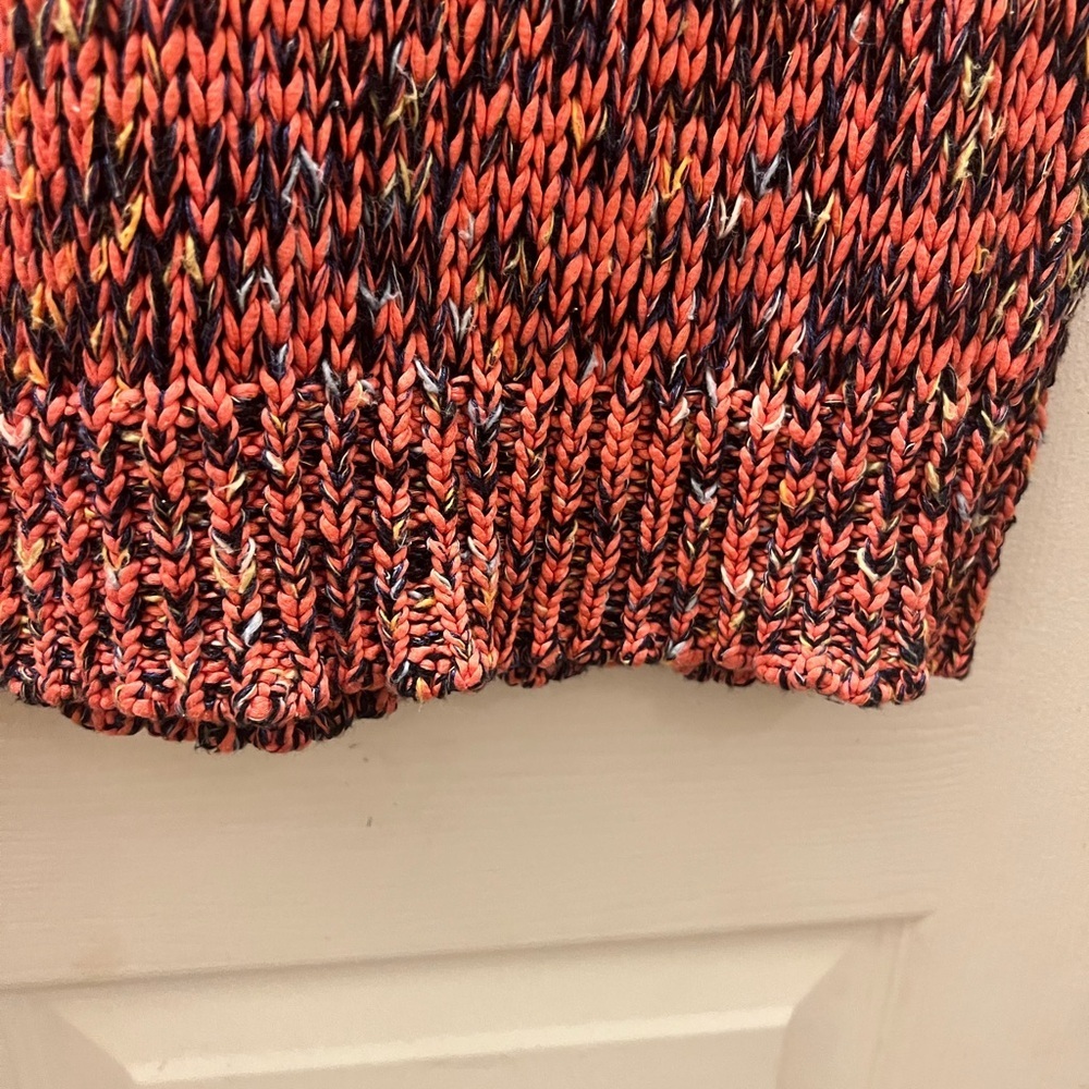 LOFT Womens Sleeveless SWANK
Sweater Tank Top Vest XS Coral
Chunky Knit Cotton - Picture 5 of 10